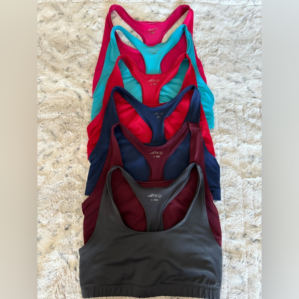 🩵BCG Sports Bras Size Large-Bundle of 6🩵
